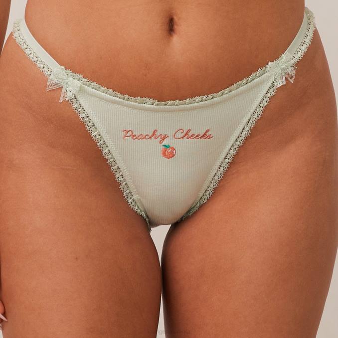 calzoncillos afrutados con mejillas color melocotón mujer menta Lounge ropa interior R88Z468