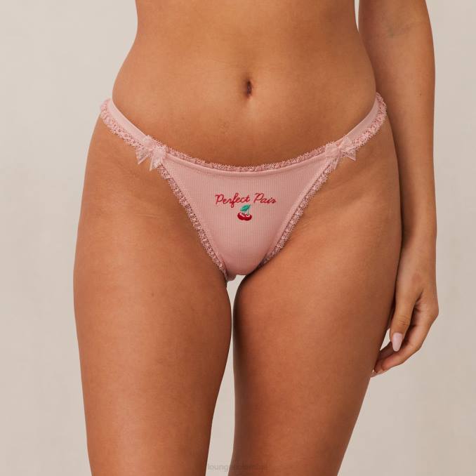 calzoncillos afrutados "pareja perfecta" mujer rosa Lounge ropa interior R88Z465