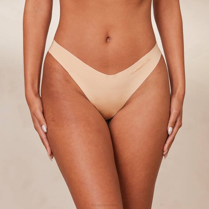 calzoncillos atrevidos sin costuras x2 mujer arena Lounge ropa interior R88Z762