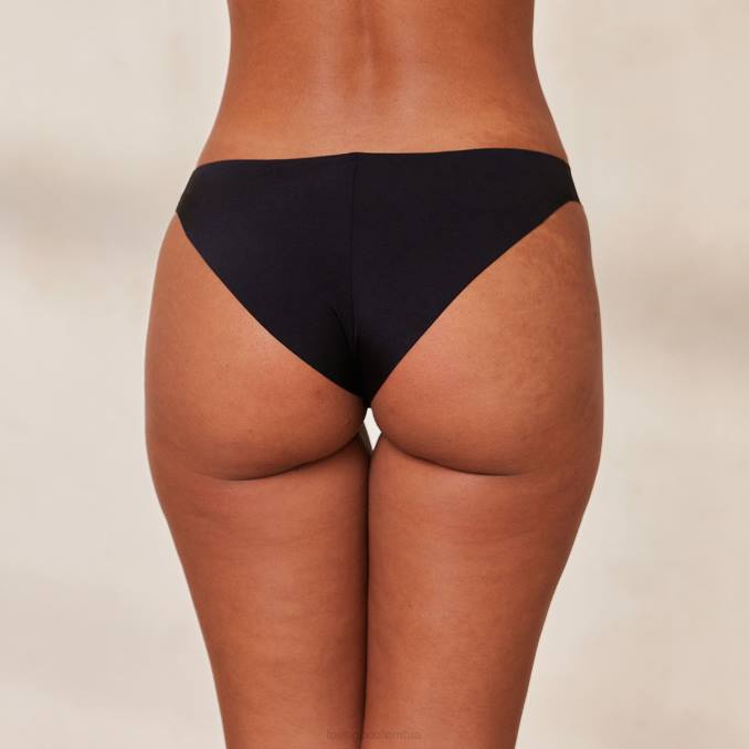 calzoncillos atrevidos sin costuras x2 mujer negro Lounge ropa interior R88Z754