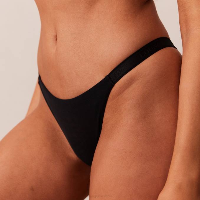 calzoncillos de malla suave mujer negro Lounge ropa interior R88Z519