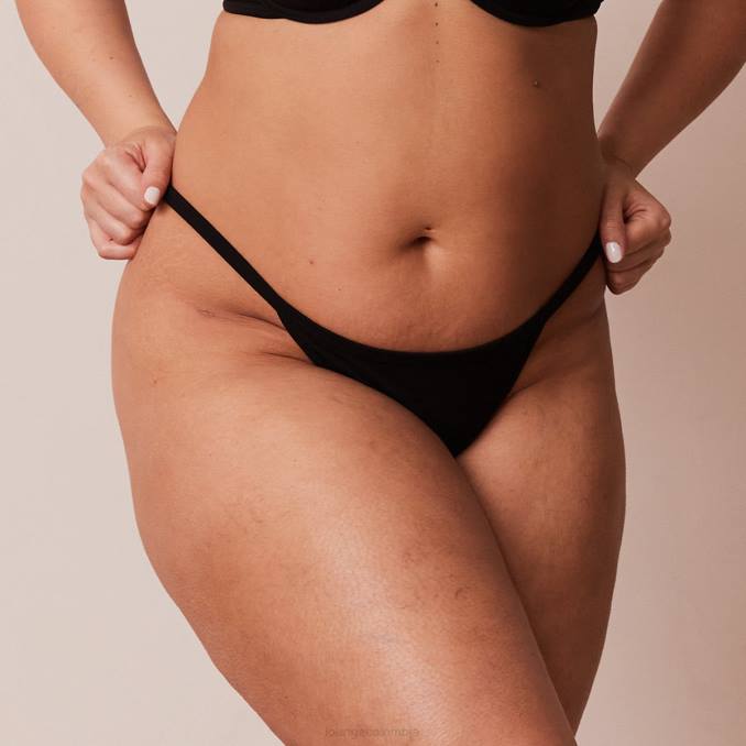 esculpir calzoncillos mujer negro Lounge ropa interior R88Z573