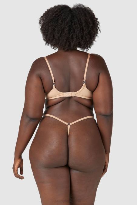 Conjunto sculpt push-up de camiseta, sujetador y tanga/braguita mujer Miel Lounge ropa interior R88Z79