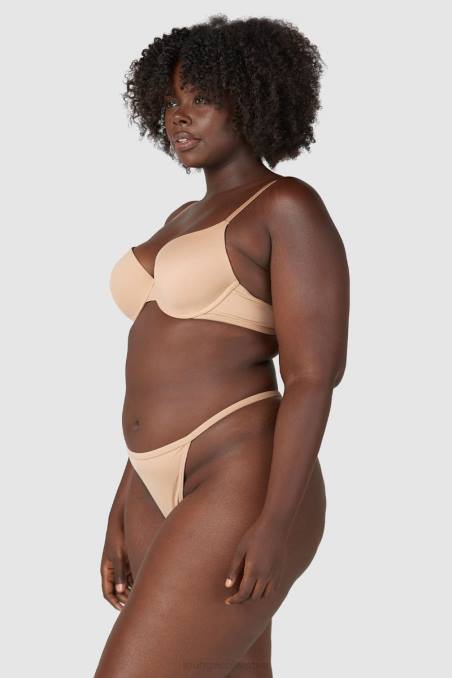 Conjunto sculpt push-up de camiseta, sujetador y tanga/braguita mujer Miel Lounge ropa interior R88Z79