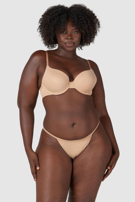 Conjunto sculpt push-up de camiseta, sujetador y tanga/braguita mujer Miel Lounge ropa interior R88Z79