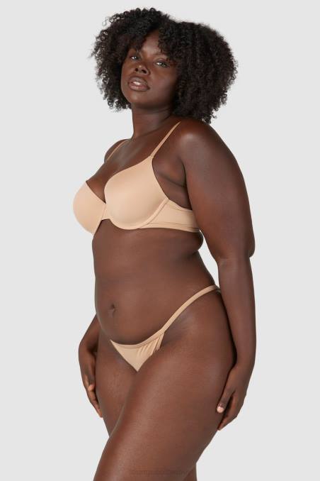 Conjunto sculpt push-up de camiseta, sujetador y tanga/braguita mujer Miel Lounge ropa interior R88Z79