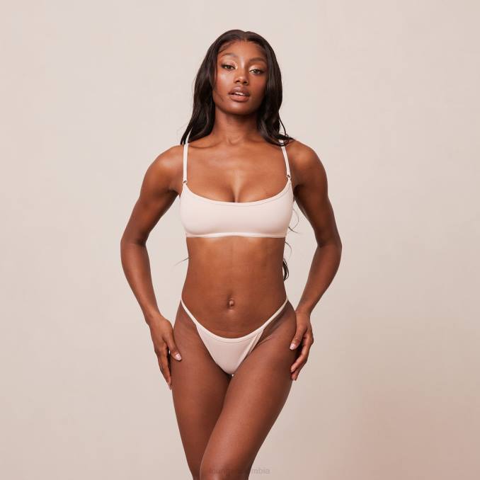 Conjunto esencial de bralette y tanga/braguita. mujer Rosa Rosa Lounge ropa interior R88Z182