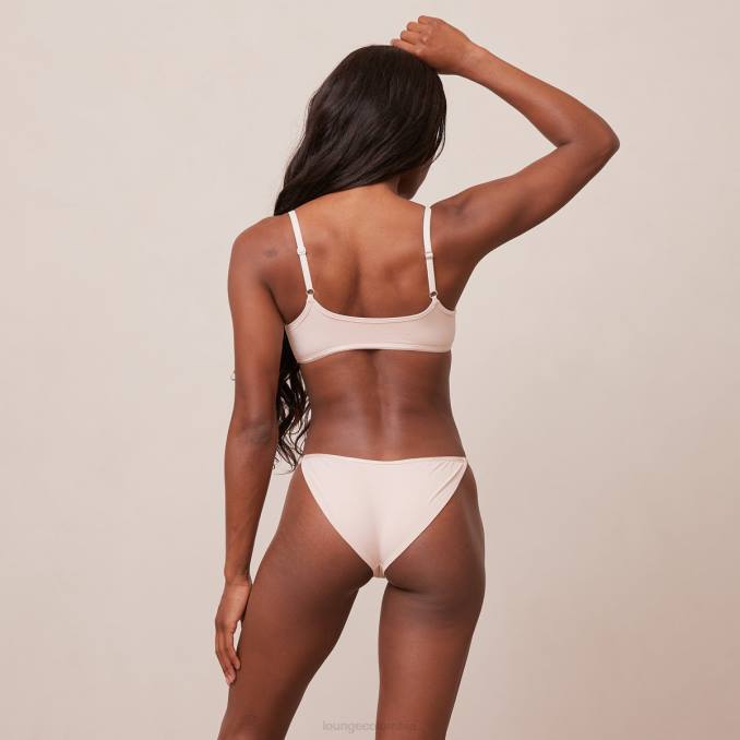 Conjunto esencial de bralette y tanga/braguita. mujer Rosa Rosa Lounge ropa interior R88Z182