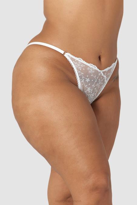 calzoncillos ceñidos con espalda abierta mujer blanco Lounge ropa interior R88Z255