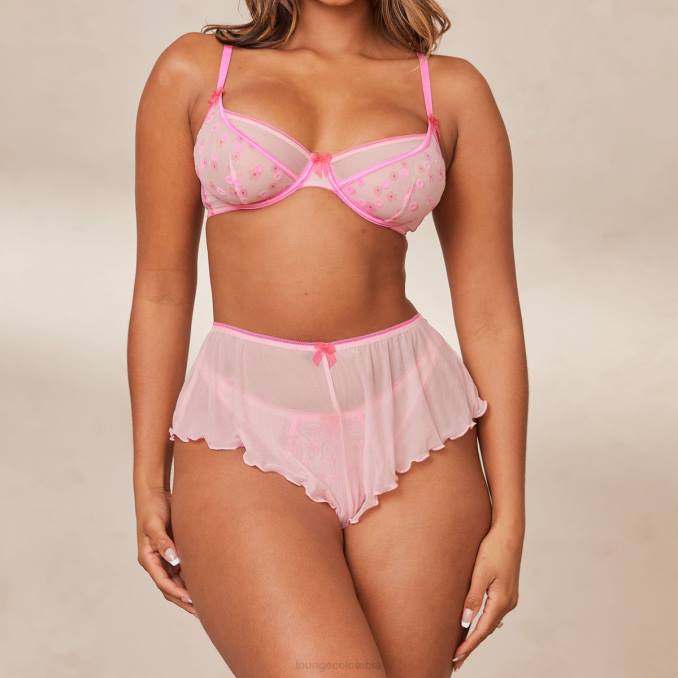 conjunto íntimo de thea mujer rosa caramelo Lounge ropa interior R88Z267