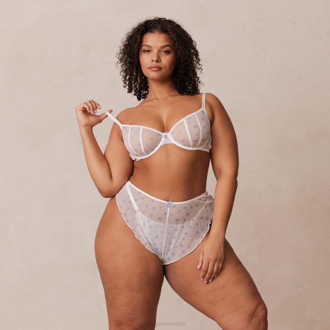 conjunto íntimo perrie mujer blanco Lounge ropa interior R88Z266