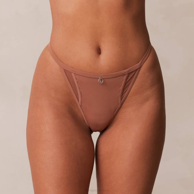 tanga clasica mujer moca Lounge ropa interior R88Z527