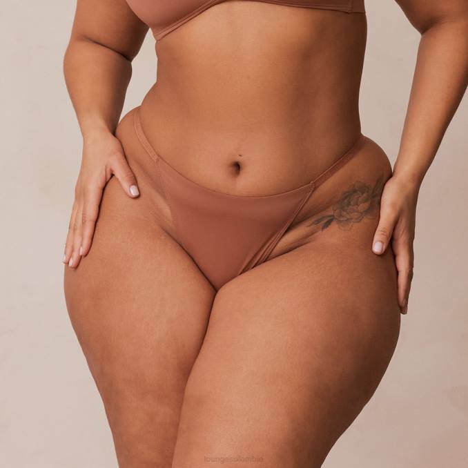 tanga ligera mujer moca Lounge ropa interior R88Z500