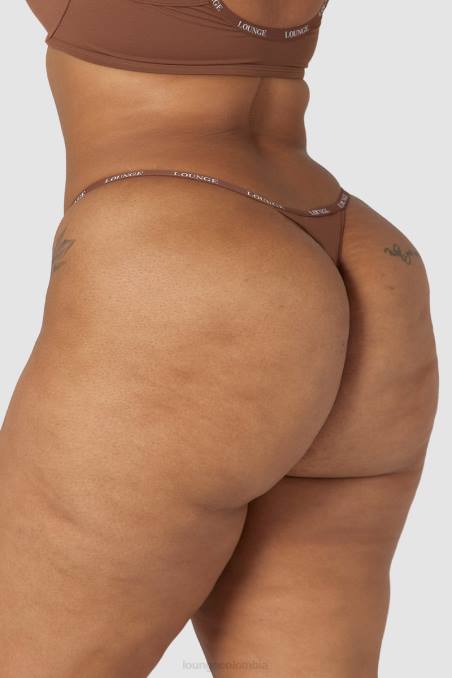 tanga suave mujer castaña Lounge ropa interior R88Z542