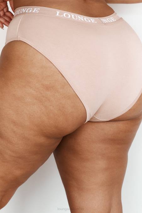 calzoncillos básicos de bambú (juego) mujer gris pardo Lounge ropa interior R88Z431