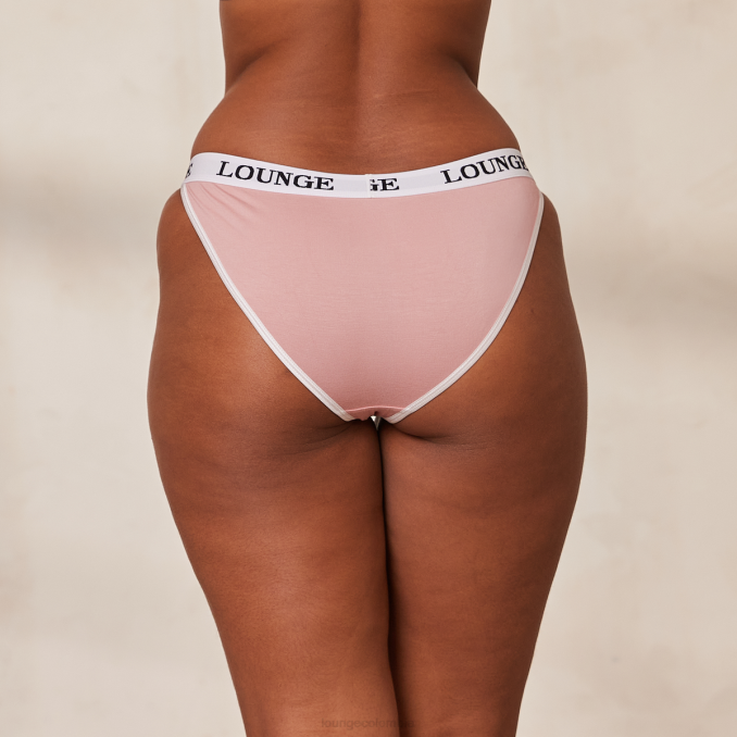 calzoncillos triangulares de bambú mujer rosa Lounge ropa interior R88Z428
