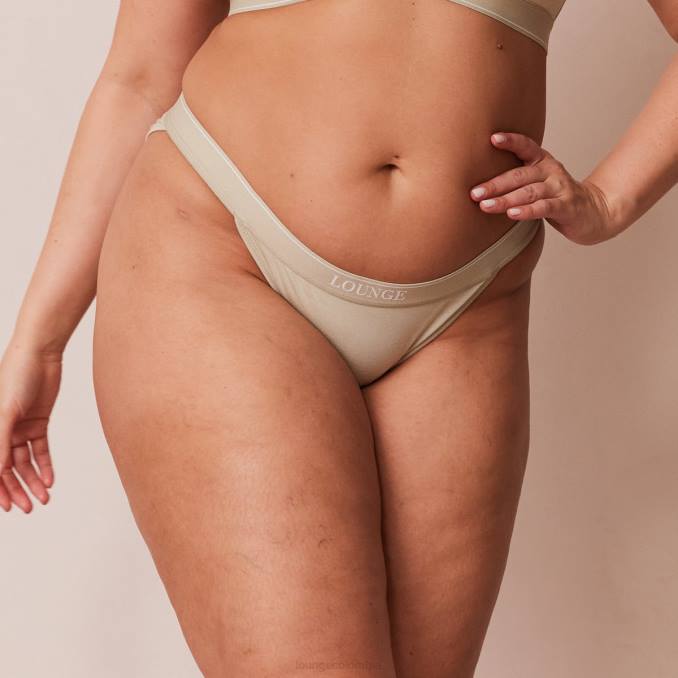 calzoncillos triangulares minimalistas de bambú mujer aceituna Lounge ropa interior R88Z413