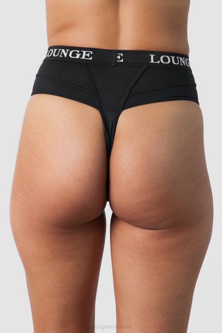 nutrir tanga mujer negro Lounge ropa interior R88Z358