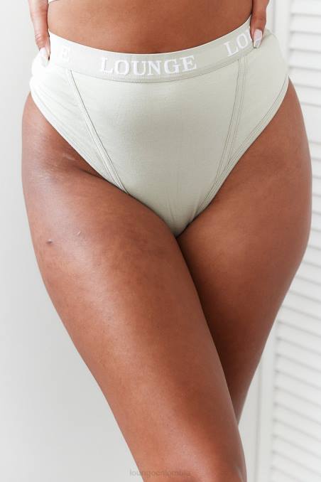 tanga básica de bambú (juego) mujer aceituna Lounge ropa interior R88Z383