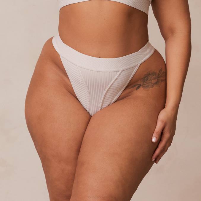 tanga desnuda mujer crema Lounge ropa interior R88Z363