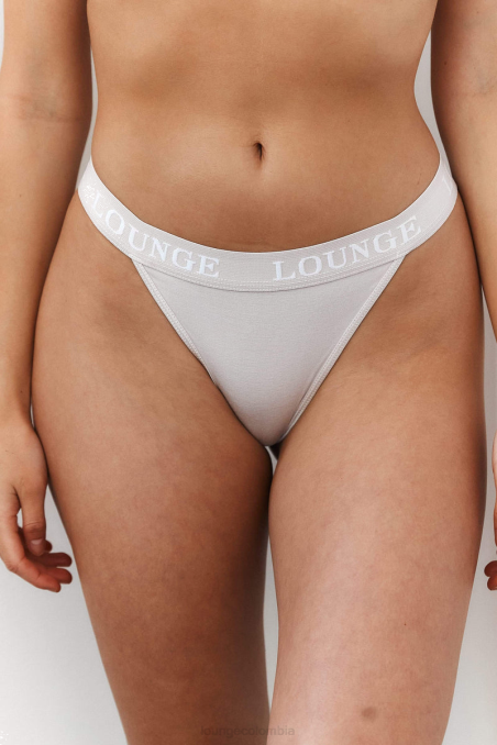 tanga triangular de bambú mujer toda crema Lounge ropa interior R88Z415