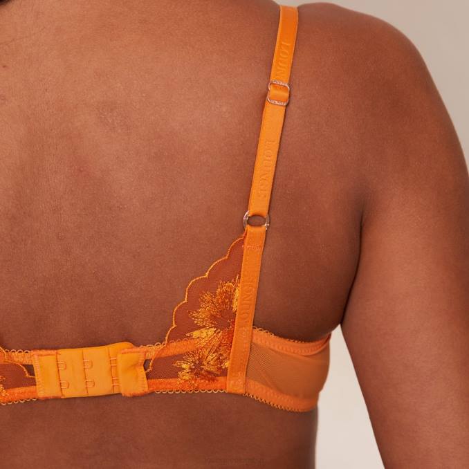 conjunto íntimo ava mujer naranja Lounge ropa interior R88Z335