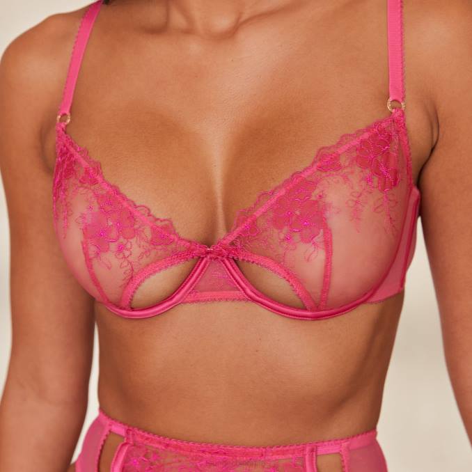 conjunto íntimo florencia mujer Rosa caliente Lounge ropa interior R88Z344