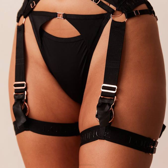 conjunto íntimo reagan mujer negro Lounge ropa interior R88Z564