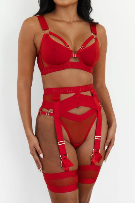 conjunto íntimo venus mujer rojo Lounge ropa interior R88Z620
