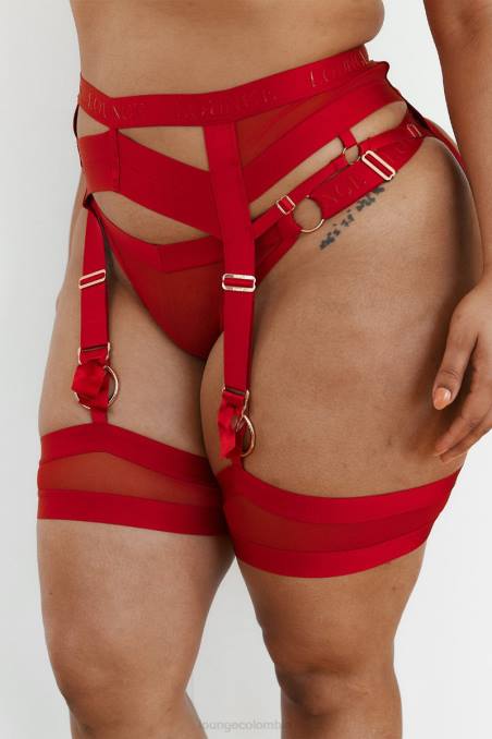 conjunto íntimo venus mujer rojo Lounge ropa interior R88Z620