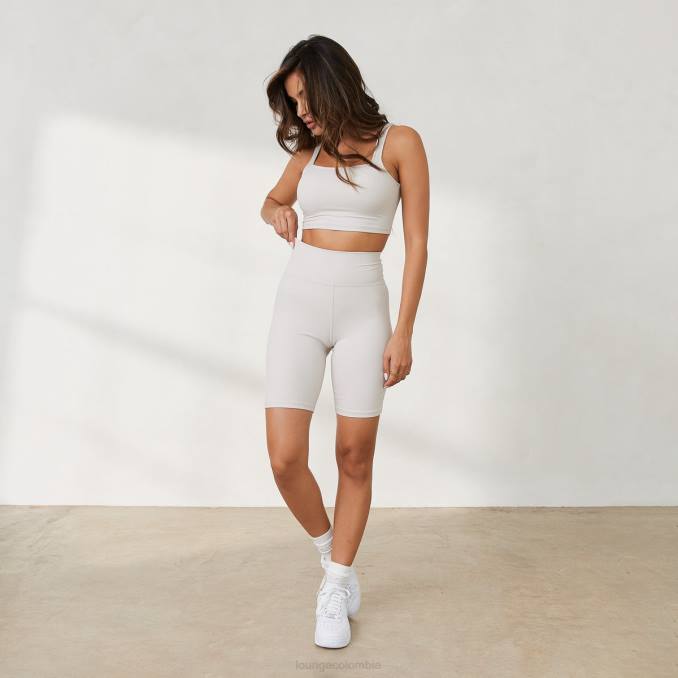 Shorts ciclistas 365 Second Skin mujer piedra Lounge vestir R88Z913