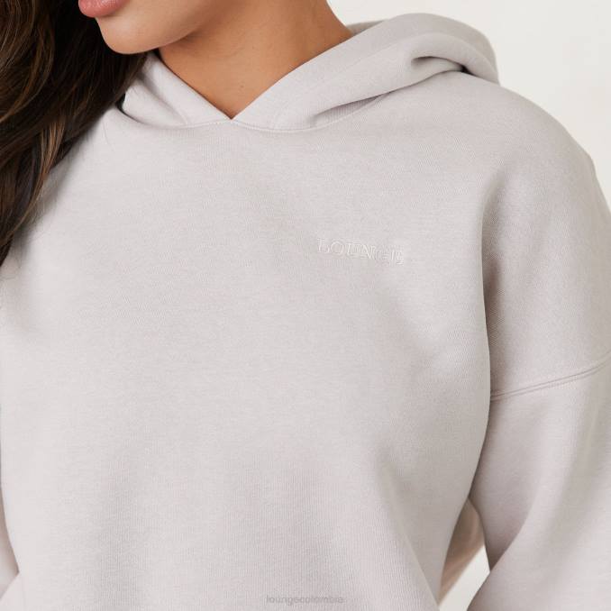 sudadera con capucha oversize 365 mujer piedra Lounge vestir R88Z867